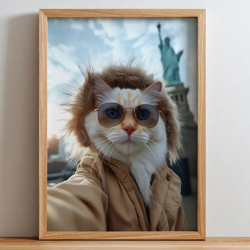 Globe Trotter - Pet Lenticular Portrait