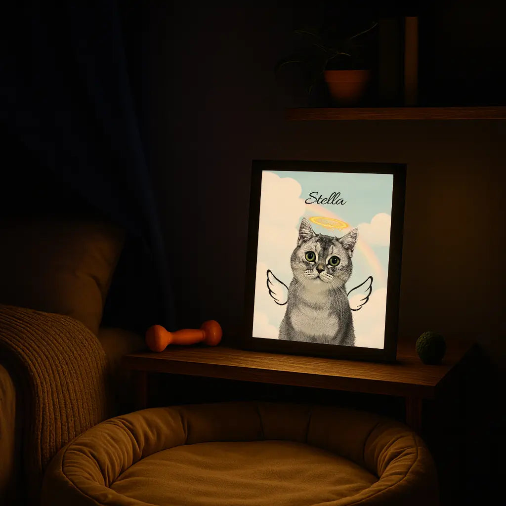 Memorial Art - Pet Portrait LED Night Light
