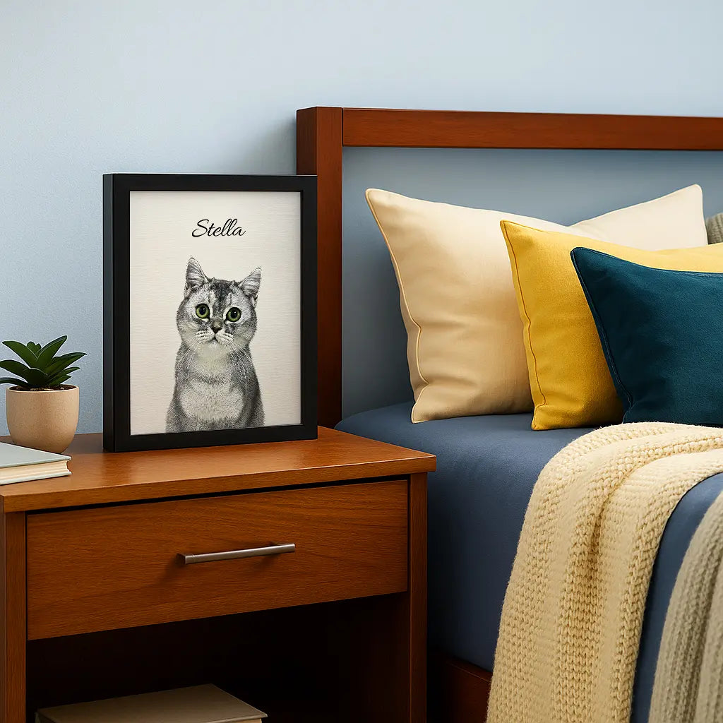 Memorial Art - Pet Portrait LED Night Light