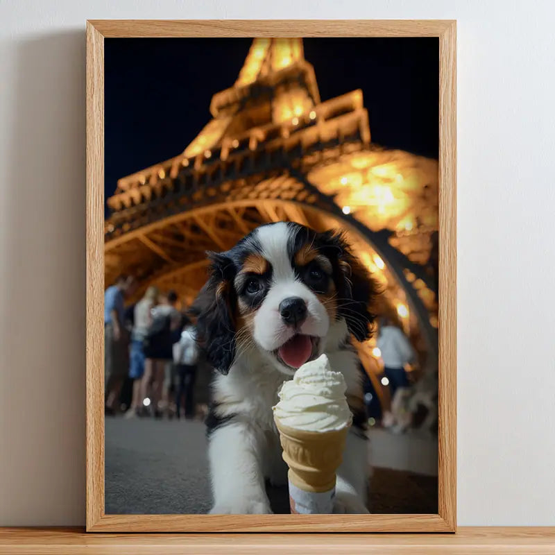 Evening Stroll - Pet Lenticular Portrait