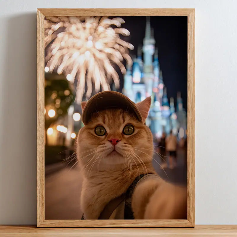 Evening Stroll - Pet Lenticular Portrait