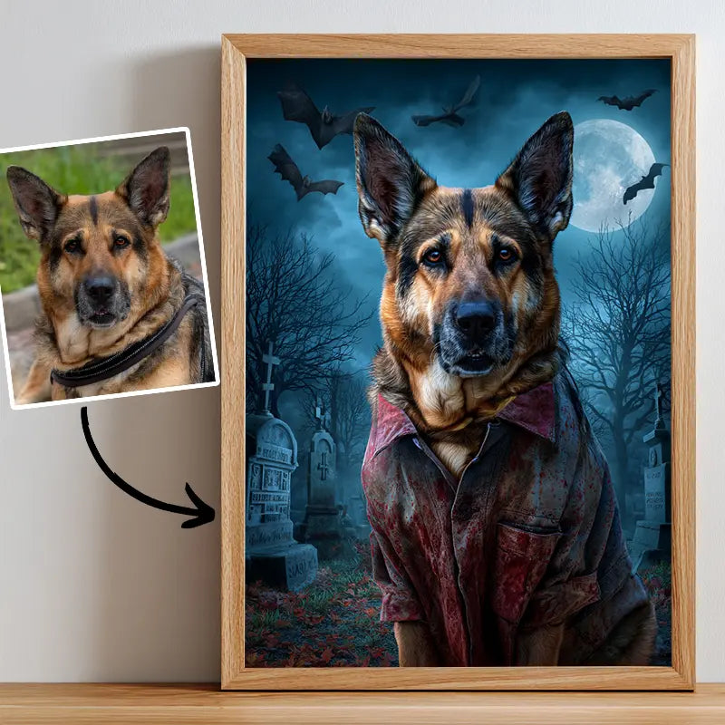 Spooky Halloween- Pet Lenticular Portrait