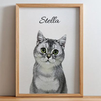 Memorial Art- Pet Lenticular Portrait