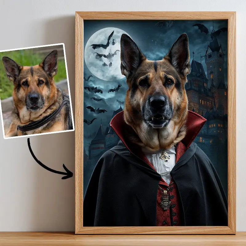Spooky Halloween- Pet Lenticular Portrait
