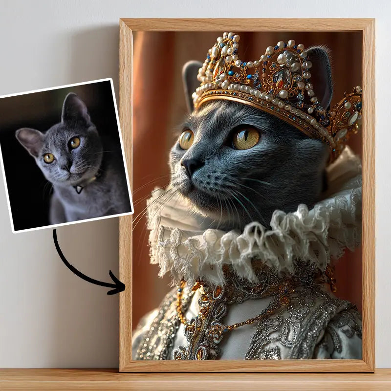 Royal Count - Pet Lenticular Portrait