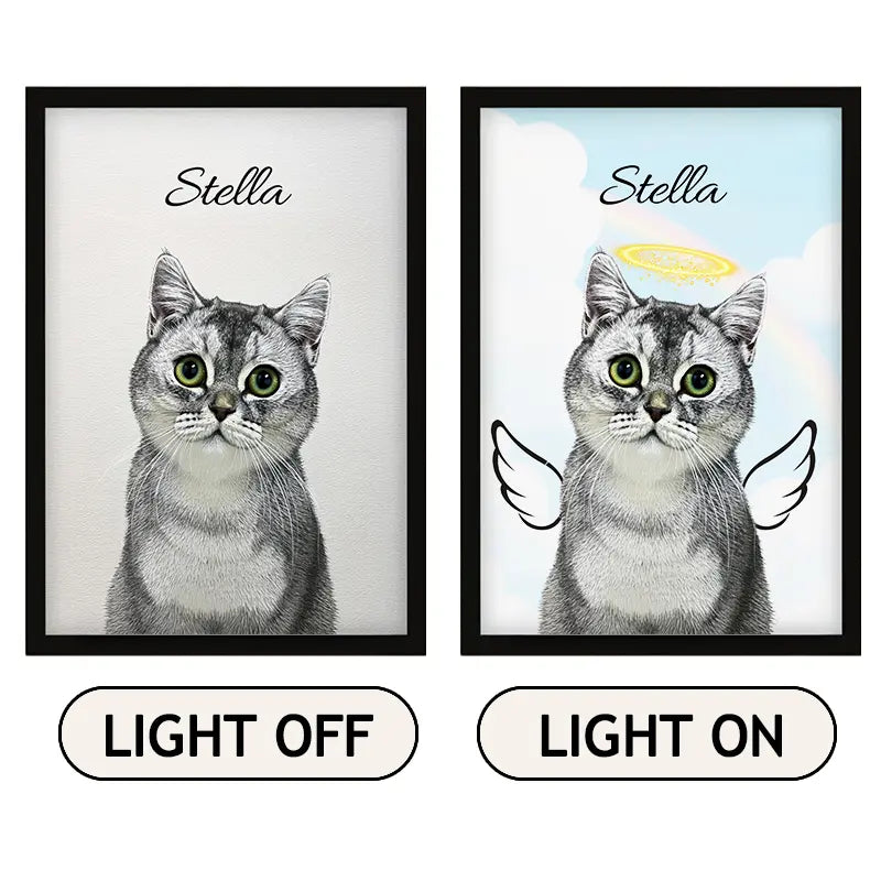 Memorial Art - Pet Portrait LED Night Light