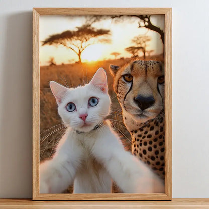 Grassland Selfie - Pet Lenticular Portrait