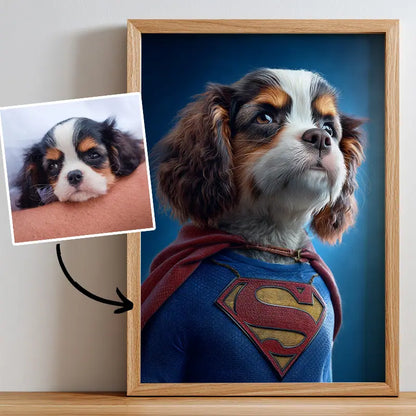 Furry Hero - Pet Lenticular Portrait