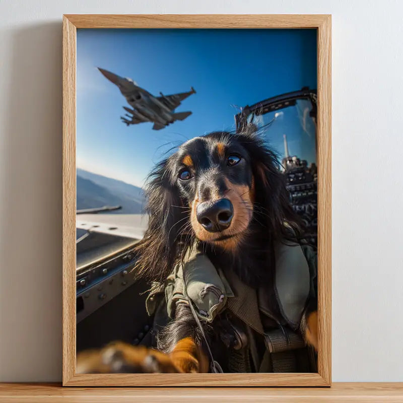 Furry Soldier - Pet Lenticular Portrait