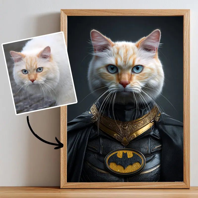 Furry Hero - Pet Lenticular Portrait