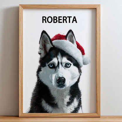 Reindeer Christmas- Pet Lenticular Portrait