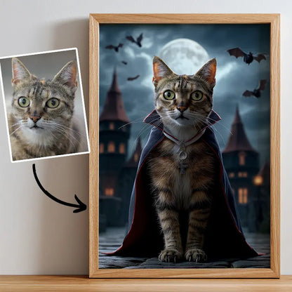 Spooky Halloween- Pet Lenticular Portrait