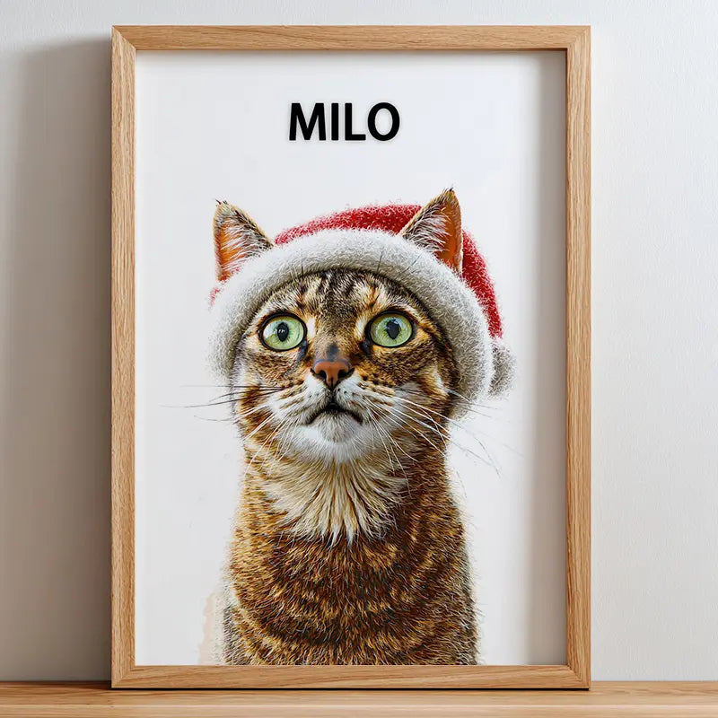 Reindeer Christmas- Pet Lenticular Portrait