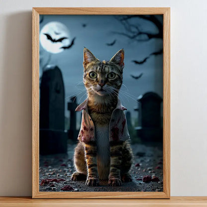 Spooky Halloween- Pet Lenticular Portrait