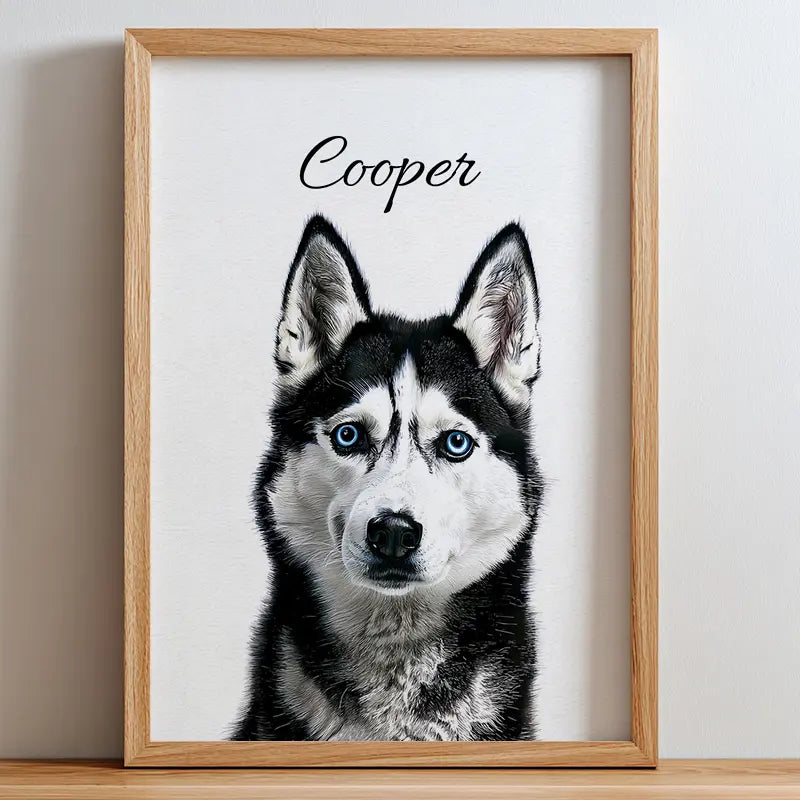 Memorial Art- Pet Lenticular Portrait