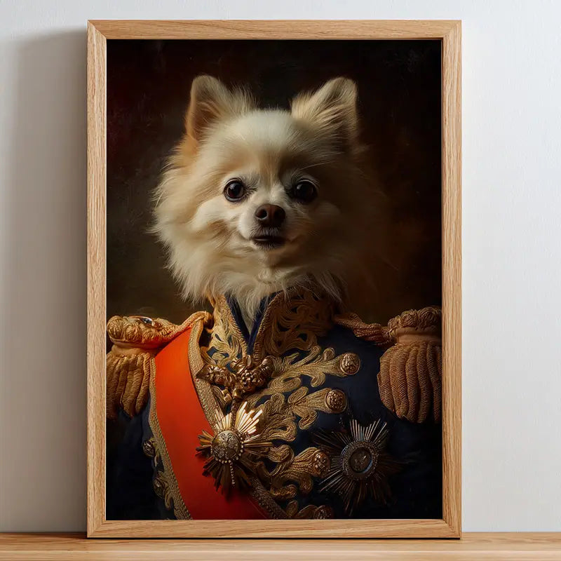 Royal General - Pet Lenticular Portrait