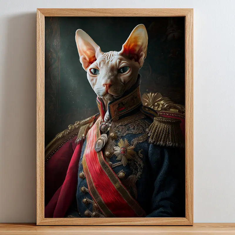 Royal General - Pet Lenticular Portrait