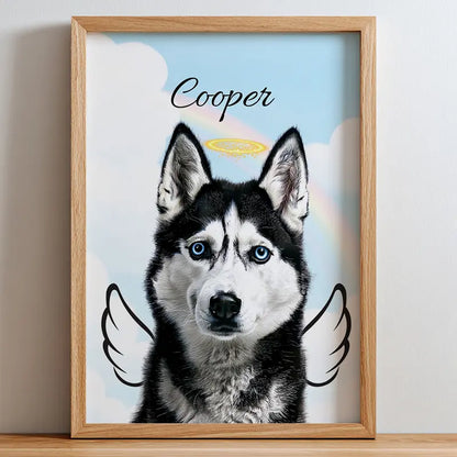 Memorial Art- Pet Lenticular Portrait