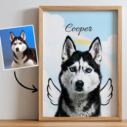 Memorial Art- Pet Lenticular Portrait