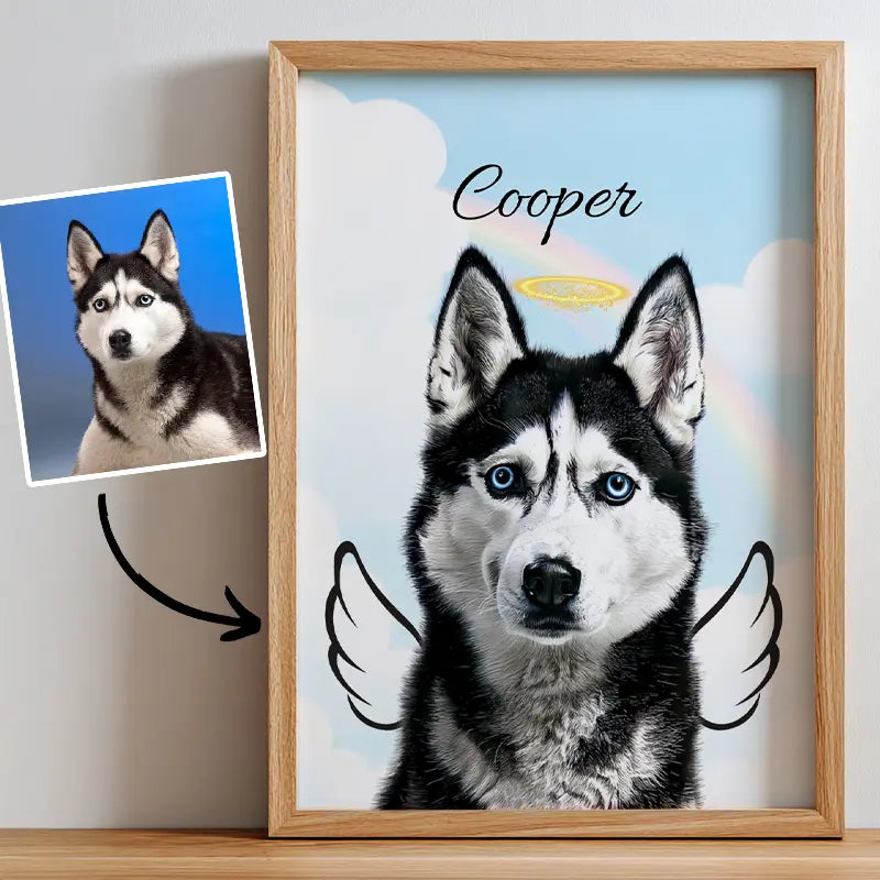 Memorial Art- Pet Lenticular Portrait
