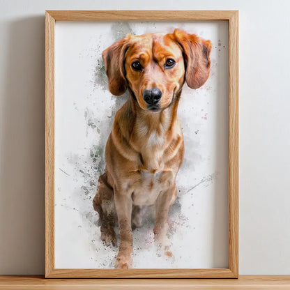 Watercolor Art - Pet Lenticular Portrait