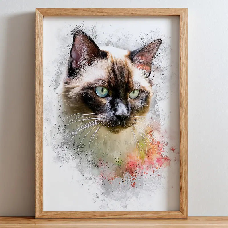 Watercolor Art - Pet Lenticular Portrait
