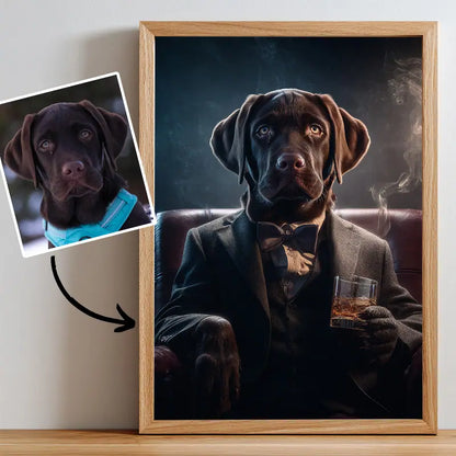Gangster - Pet Lenticular Portrait