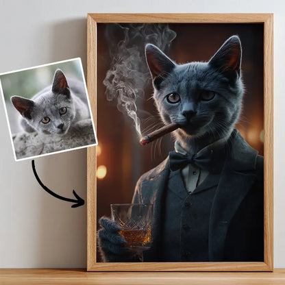 Gangster - Pet Lenticular Portrait