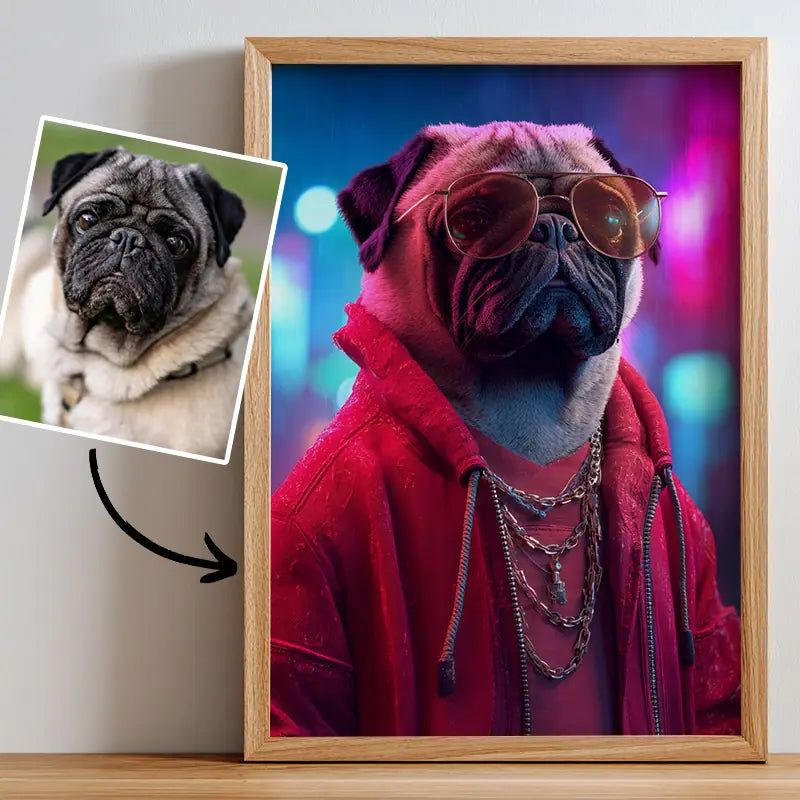 Hip-Hop - Pet Lenticular Portrait