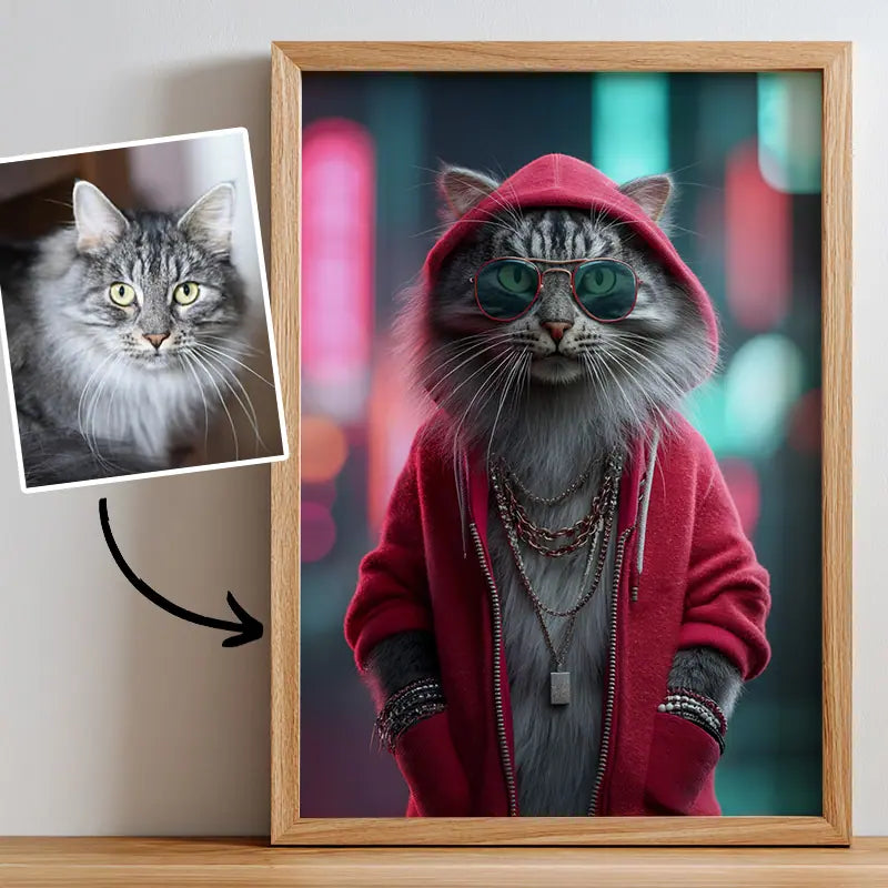 Hip-Hop - Pet Lenticular Portrait
