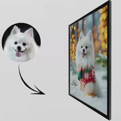 Christmas Gift- Pet Lenticular Portrait