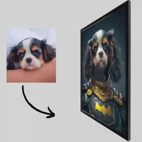 Furry Hero - Pet Lenticular Portrait