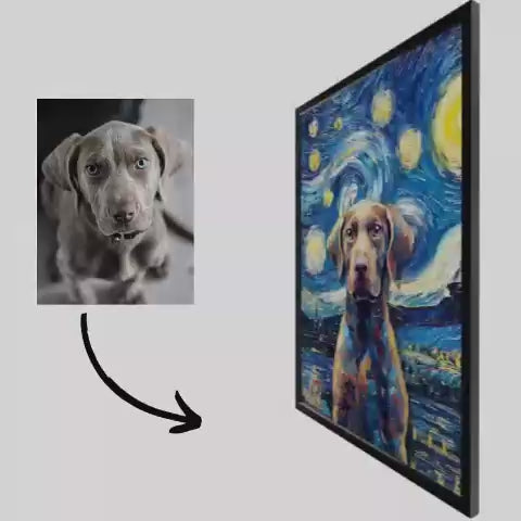 Ladda video: Masterpiece - Pet Lenticular Portrait