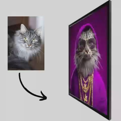 Hip-Hop - Pet Lenticular Portrait